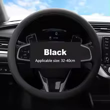 Universal Non-Slip Car Steering Wheel Cover – Soft Silicone Grip, Breathable 38cm Fit