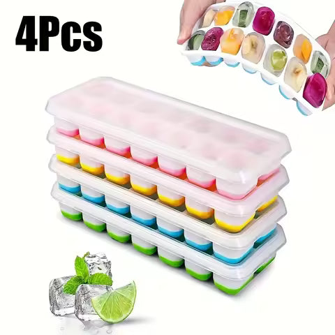 Food Grade Silicone Ice Pop Mold with Lid & Handle | DIY Popsicle Maker for Juice, Coffee, Jelly & Frozen Desserts | Easy Release Ice Cream Mold