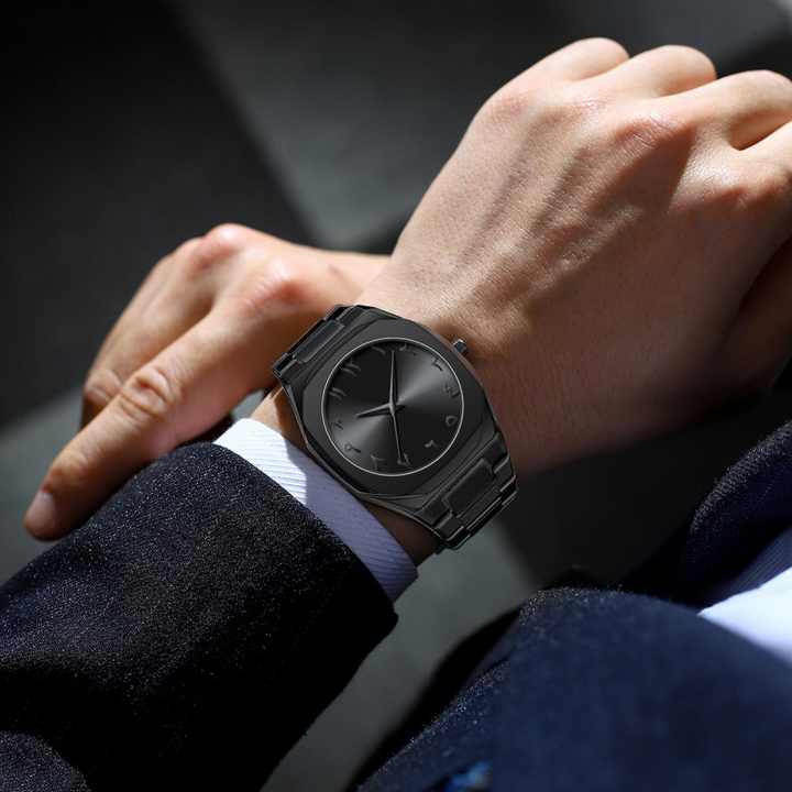 Premium Stainless Steel Arabic Dial Wrist Watch